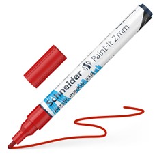 Žymeklis akrilinis Paint-lt 310 2mm raudonas