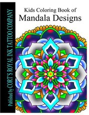 Kids Coloring Book of Mandala Designs
