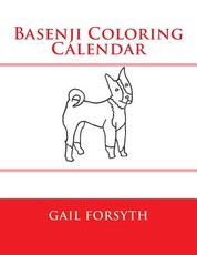 Basenji Coloring Calendar
