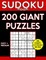 Sudoku Book 200 GIANT Puzzles, 100 Easy and 100 Medium