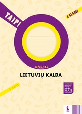 Lietuvių kalba. Užrašai 4 klasei, 1 dalis. Serija TAIP!