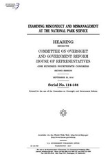 Examining misconduct and mismanagement at the National Park Service