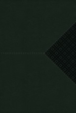 Niv, Compact Center-Column Reference Bible, Leathersoft, Green, Red Letter, Thumb Indexed. Comfort Print