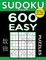 Sudoku Book 600 Easy Puzzles