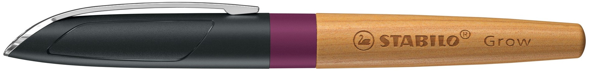 Plunksnakotis GROW nib M plum red-cherry