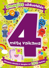 Smagios užduotėlės 4 metų vaikams. Išimamos detalės ir daugiau nei 100 lipdukų