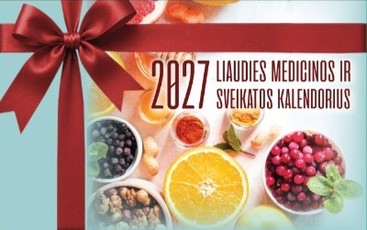 Plėšomas liaudies medicinos ir sveikatos kalendorius 2027 m., dėžutėje