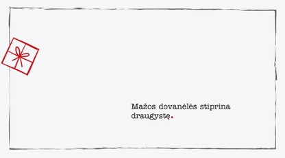 Atvirukas DOVANĖLĖS