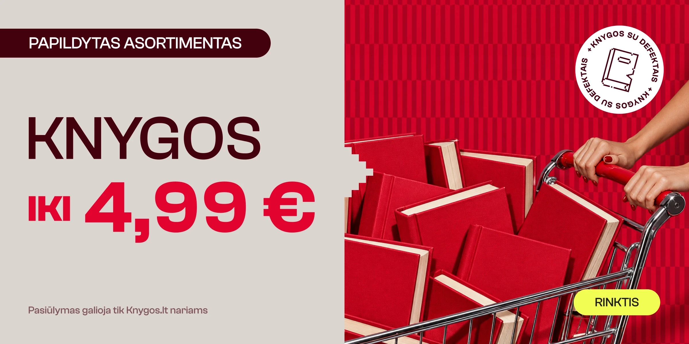 Knygos iki 4.99 €! + Defektai!