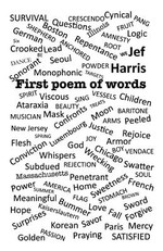 First Poem of Words