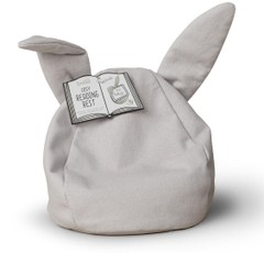 Minkšta knygos atrama IF „RABBIT“, pilka