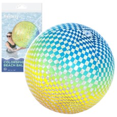 Didelis pripučiamas paplūdimio kamuolys „Colorsphere“ Bestway, 107 cm
