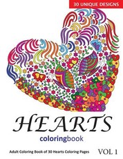 Hearts Coloring Book