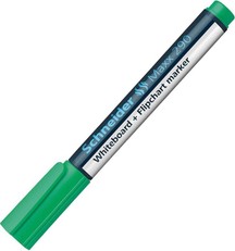 Žymeklis SCHNEIDER 290 baltai lentai apvaliu galu 2-3 mm žalias
