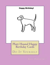 Plott Hound Happy Birthday Cards