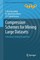 Compression Schemes for Mining Large Datasets