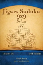 Jigsaw Sudoku 9x9 Deluxe - Hard - Volume 22 - 468 Logic Puzzles