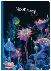 Knyga A4 96lap. 70g NEON FLOWERS linija