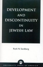 Development and Discontinuity in Jewish Law