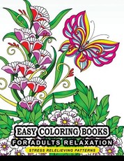 Easy Coloring books for adults relaxation