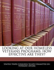 Looking at Our Homeless Veterans Programs