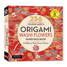 Origami Washi Flowers Paper Pack Book