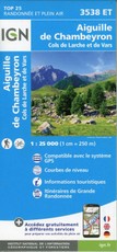 Aiguille de Chambeyron - Cols de Larche et de Vars 1:25 000