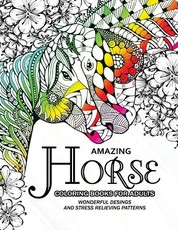 Amazing Horse Coloring Books for Adults