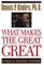 What Makes the Great Great
