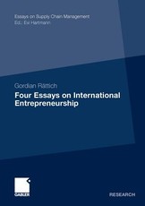 Four Essays on International Entrepreneurship
