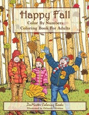 Color By Numbers Coloring Book For Adults