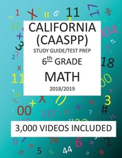 6th Grade CALIFORNIA CAASPP, MATH, Test Prep