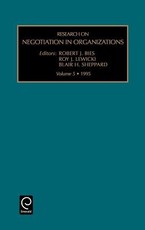 Research on Negotiation in Organizations