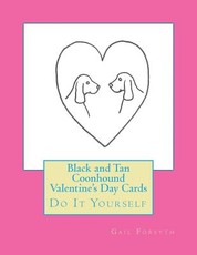 Black and Tan Coonhound Valentine's Day Cards