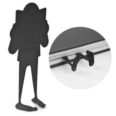 Knygos skirtukas „Book Crush“, juodas Knygos skirtukas „Book Crush“, juodas