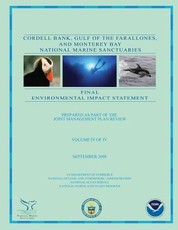 Cordell Bank, Gulf of the Farallones, and Monterey Bay National Marine Sanctuaries