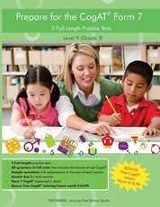 Two Full Length (Colored) Practice Tests for the CoGAT Form 7