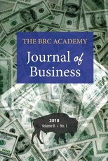 The BRC Academy Journal of Business, Volume 8 Number 1