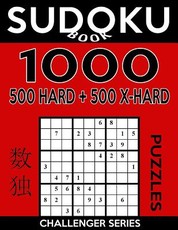 Sudoku Book 1,000 Puzzles, 500 Hard and 500 Extra Hard