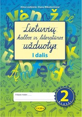 Lietuvių kalbos ir literatūros užduotys 2 klasei, 1 dalis