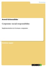 Corporate social responsibility