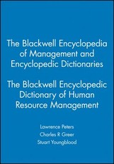 The Blackwell Encyclopedia of Management and Encyclopedic Dictionaries, the Blackwell Encyclopedic Dictionary of Human Resource Management