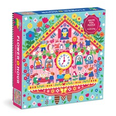 Flower Hour 500 Piece Foil Family Puzzle