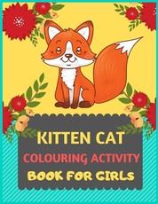 Kitten Cat Colouring Activity Book For Girls