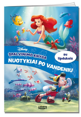Disney. Nuotykiai po vandeniu. Spalvinimo knyga