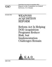 Weapons acquisition reform