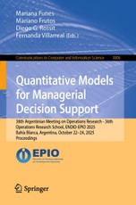 Quantitative Models for Managerial Decision Support
