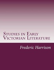 Studies in Early Victorian Literature