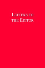 Letters to the Editor