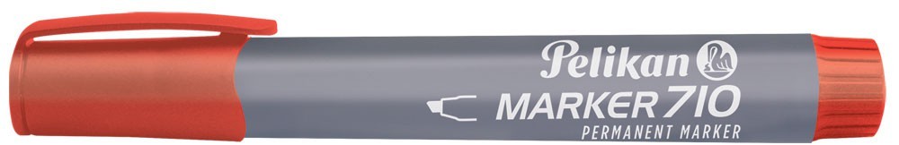 Žymeklis permanentinis 710 raudonas